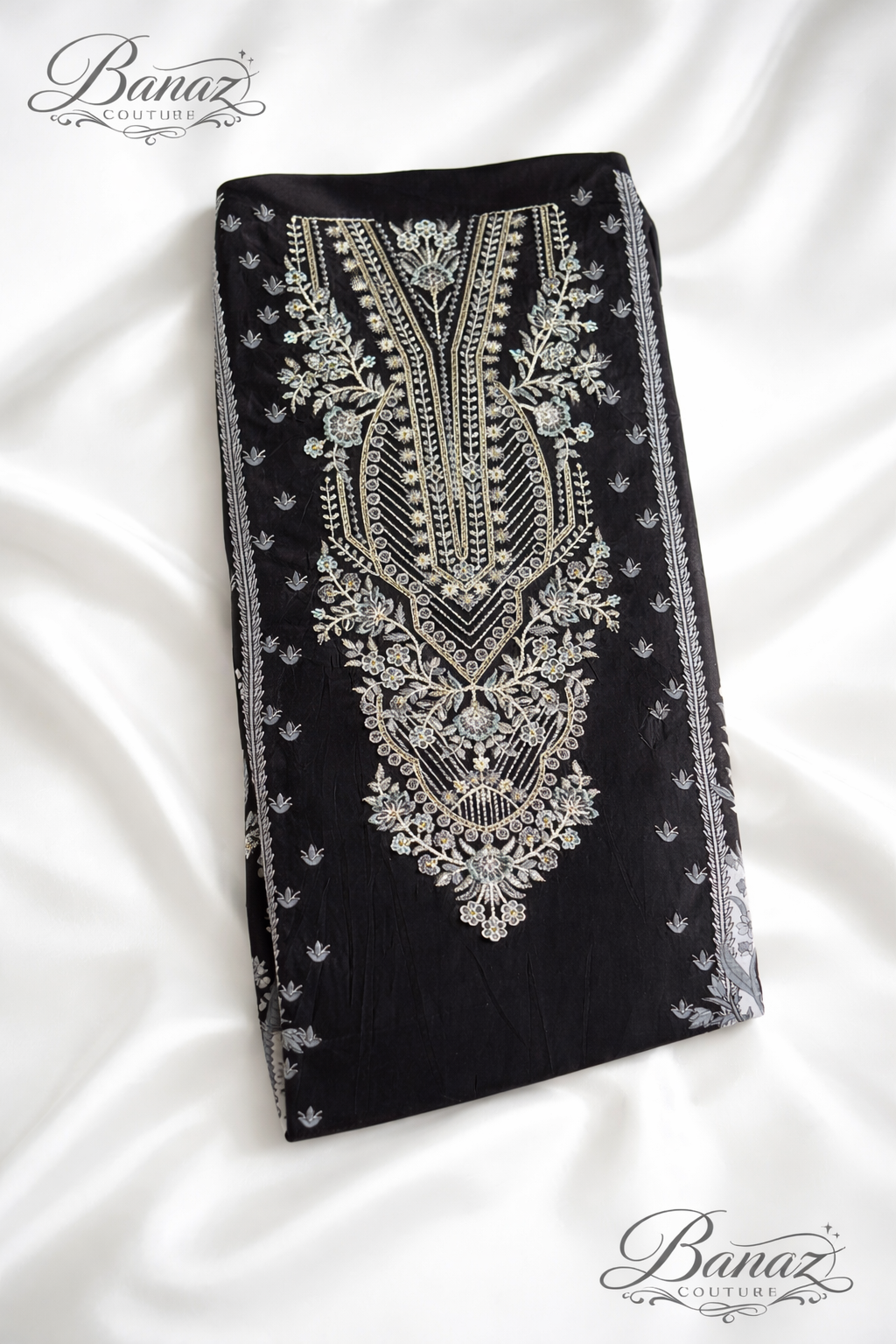 Elegant Lawn Cotton Embroidered Suit